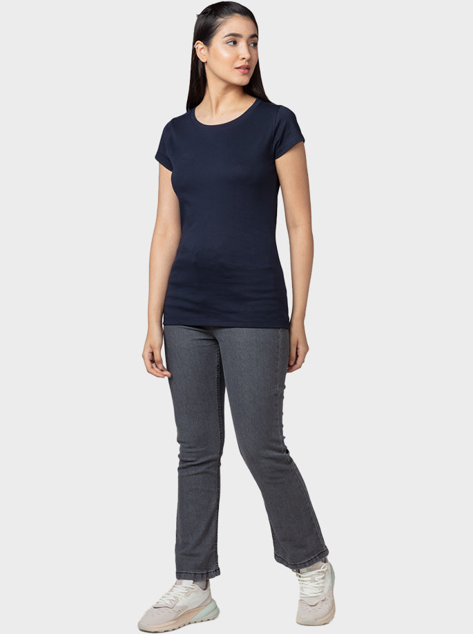Crewneck T-shirts for Women-Smaaro™