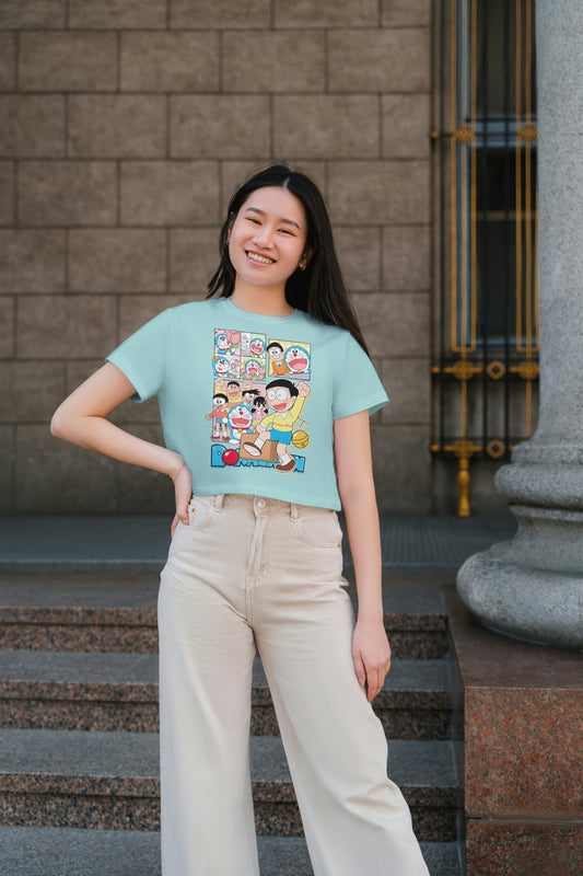 Doremen crewneck croptop - Smaaro™